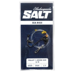 Shakespeare Salt Sea Rigs Pulley 1 hook Size 3/0