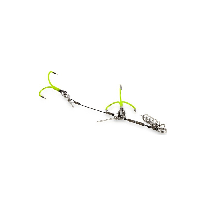 CWC Pro Stinger UV Chartreuse - Junior Tandem 60lb Size 1
