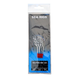 Shakespeare Sea Rigs Silver Rig Hook Size 2/0