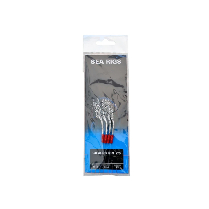 Shakespeare Sea Rigs Silver Rig Hook Size 2/0