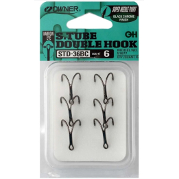 Owner STD36BC Salmon Tube Narrow Eye Hook Size 10