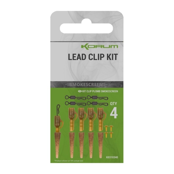 Korum Smokescreen Lead Clip Kit