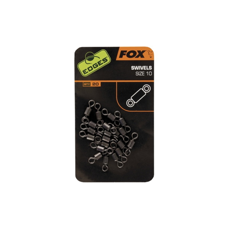 Fox Edges Swivels - Size 10