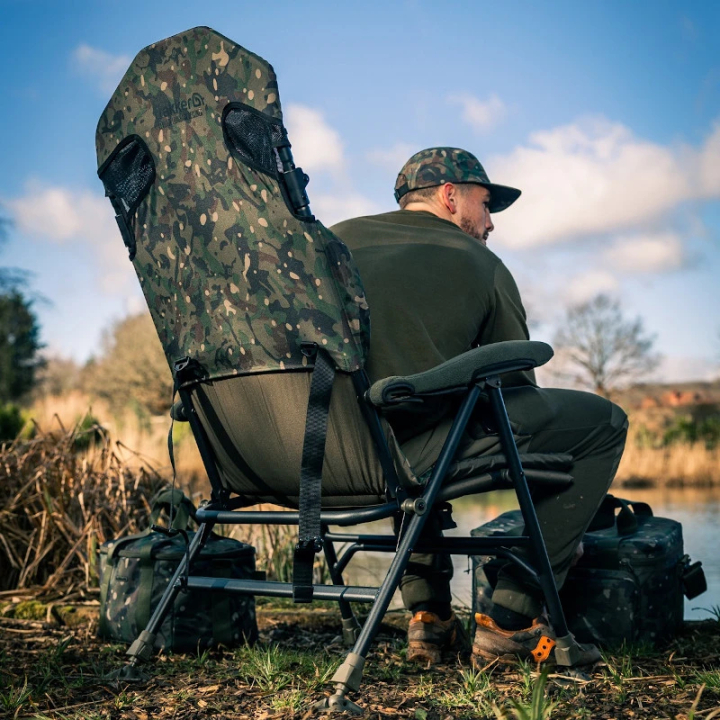 Trakker Levelite Camo Longback Recliner Chair