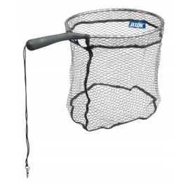Jaxon Scoop Rubber Mesh Fishing Net - 18x16 Inch Frame