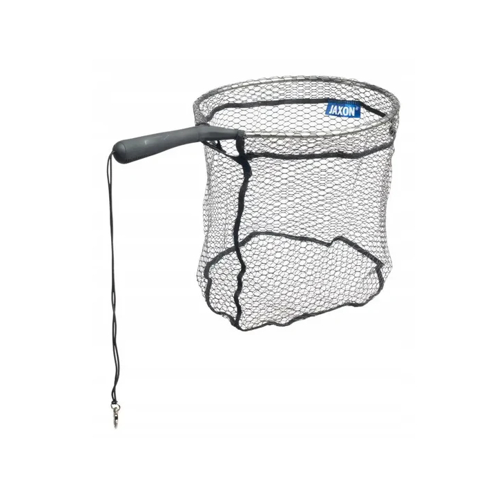 Jaxon Scoop Rubber Mesh Fishing Net - 18x16 Inch Frame