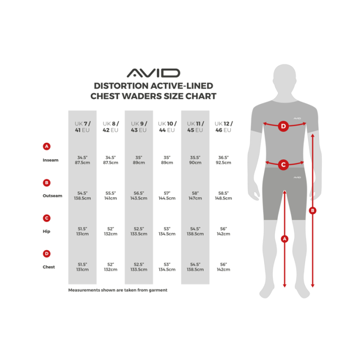 Avid Distortion Active-Lined Chest Waders