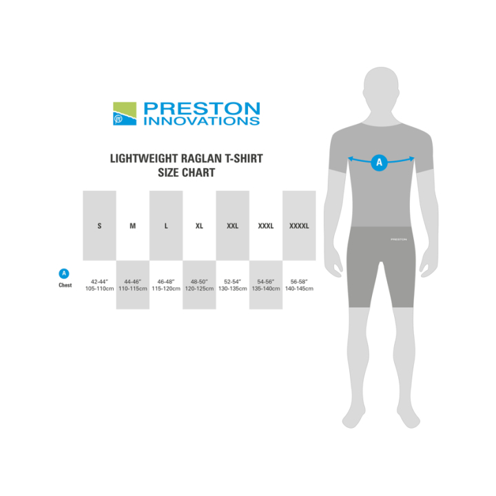Preston Innovations Lightweight White Raglan T-Shirt