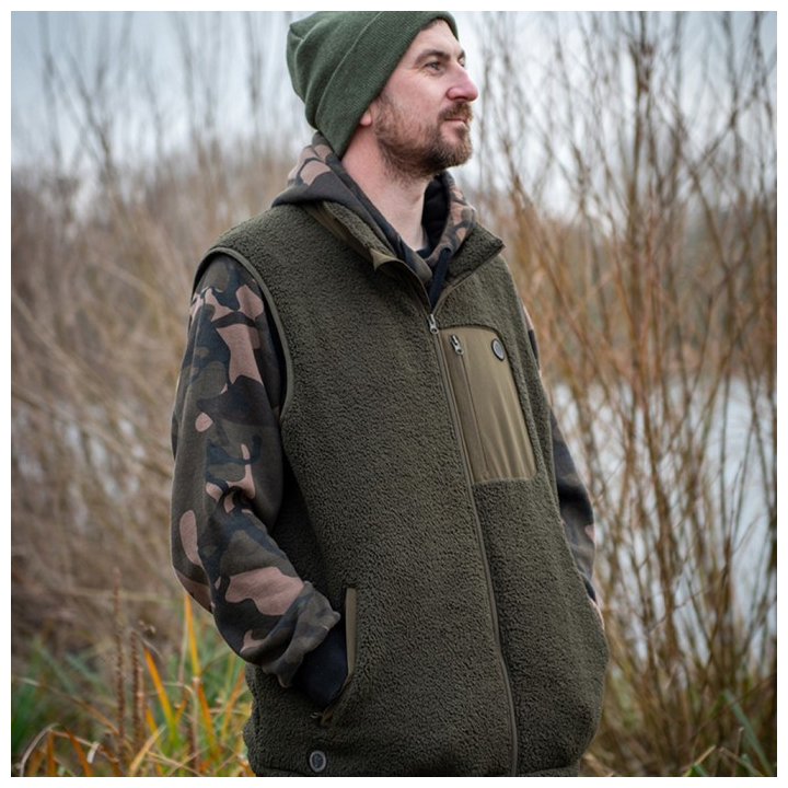Fox Sherpa Hybrid Gilet - Olive