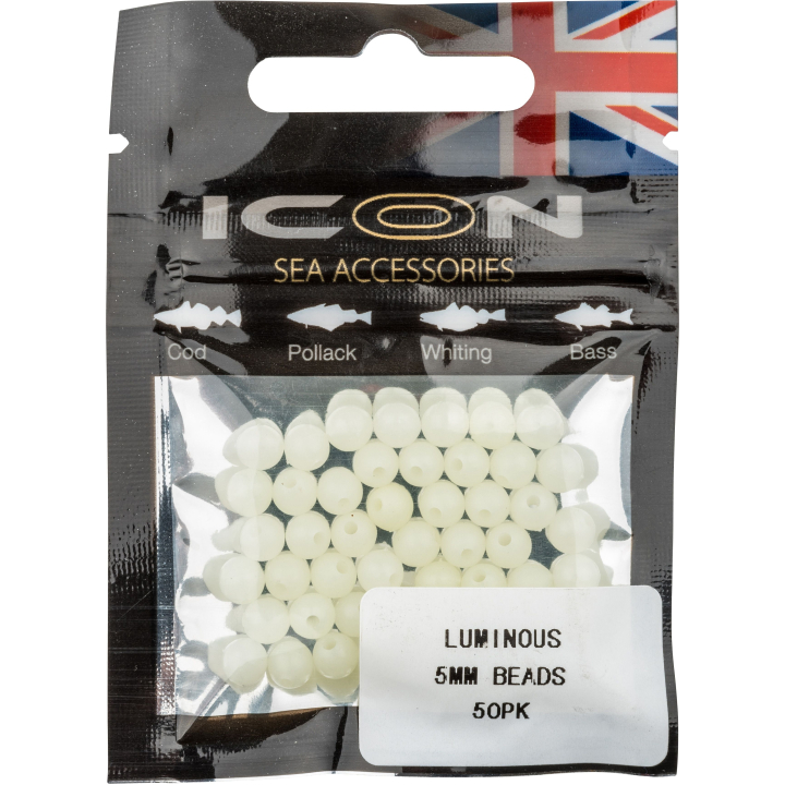 Leeda Icon Black Beads 5mm