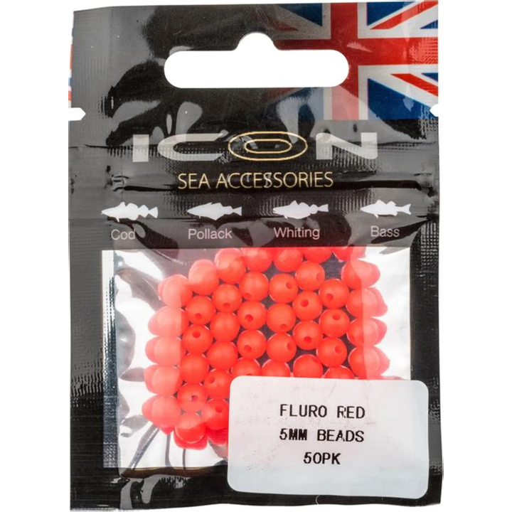 Leeda Icon Black Beads 5mm