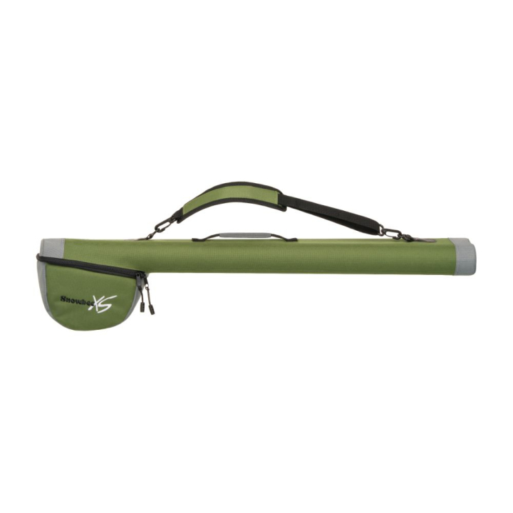 Snowbee Double Travel Fly Rod/Reel case - Sage Green/Grey