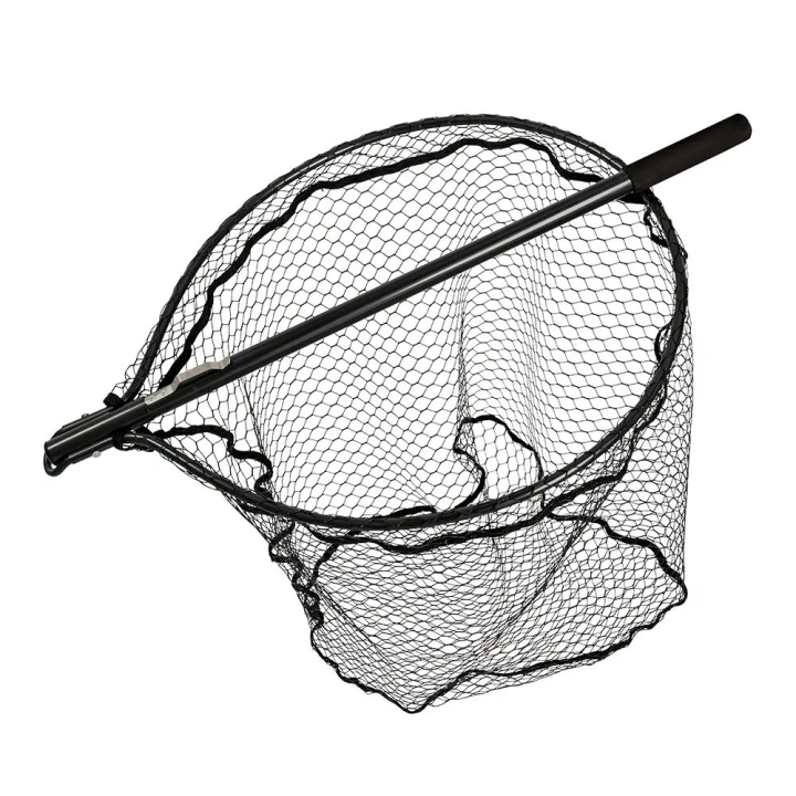 Snowbee Folding Game Net with Rubber-Mesh - Black