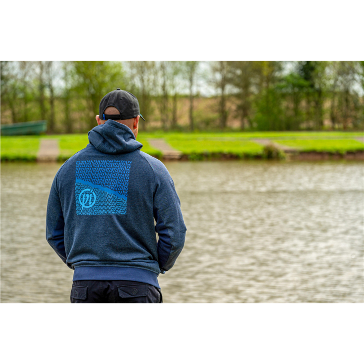 Preston Innovations Navy Tide Zip Hoodie