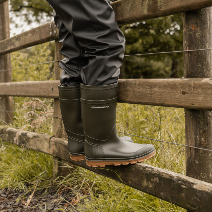 Swampmaster Stampede Junior Wellington Boots Green