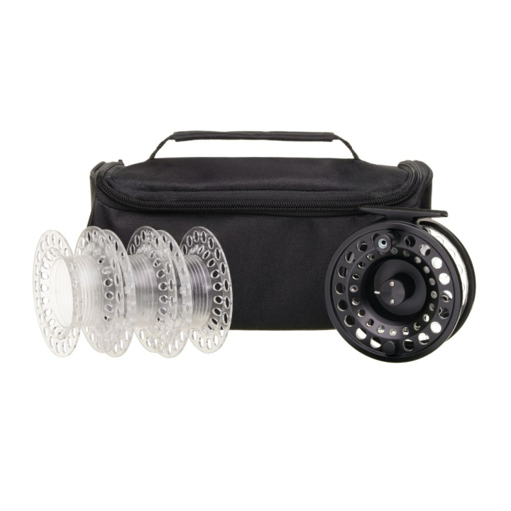 Snowbee Onyx 5/7 Cassette Fly Reel Kit - Black