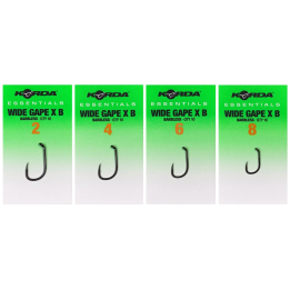 Korda Essentials Wide Gape X Barbless Hooks