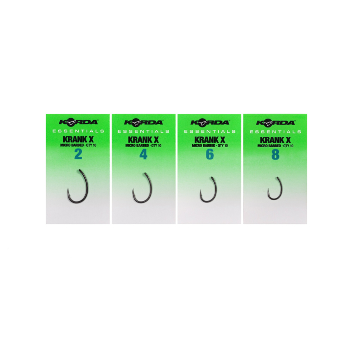 Korda Essentials Krank X Hooks - Micro Barbed
