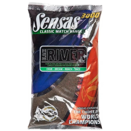 Sensas 3000 River Black Groundbait 1kg