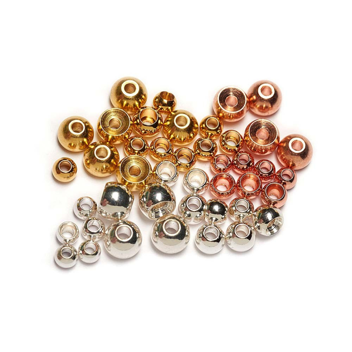 Veniard Plated Brass Beads - 25pk