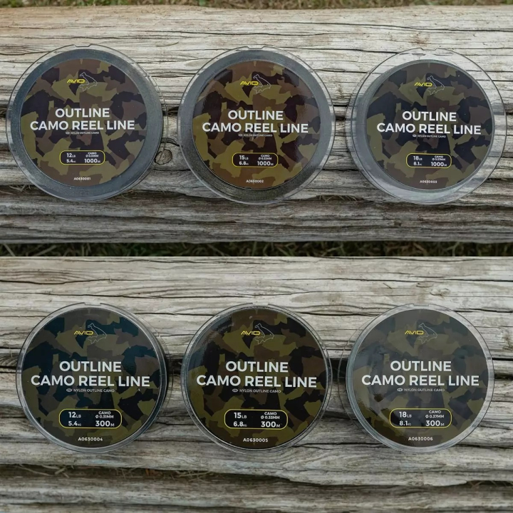 Avid Carp Outline Camo Reel Line