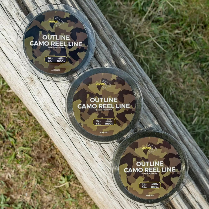 Avid Carp Outline Camo Reel Line
