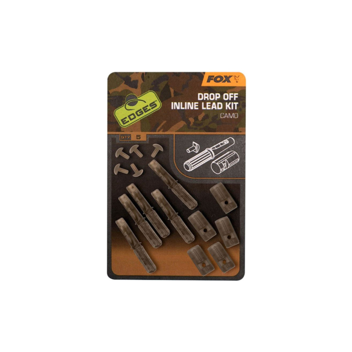 Fox Edges Inline Drop Off Lead Kit Camo