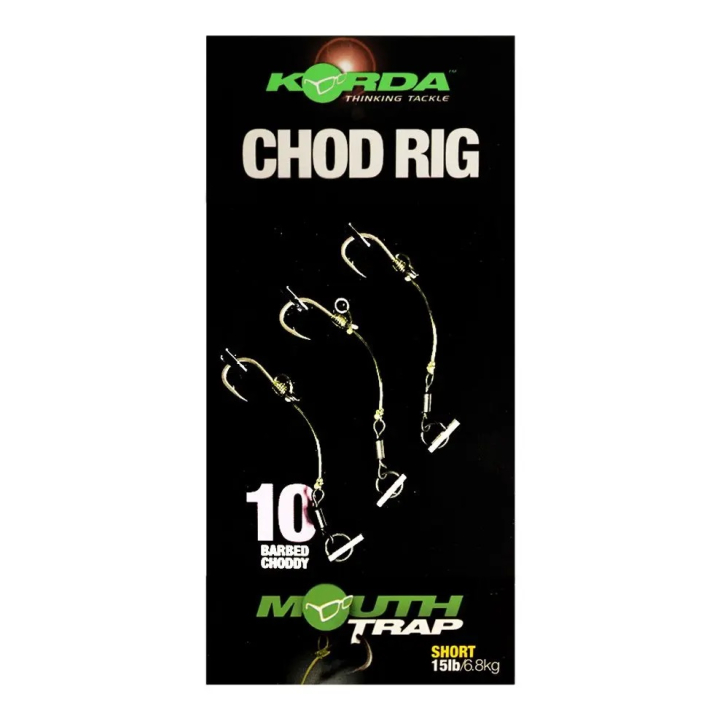 Korda Ready Tied Chod Rigs - Barbed
