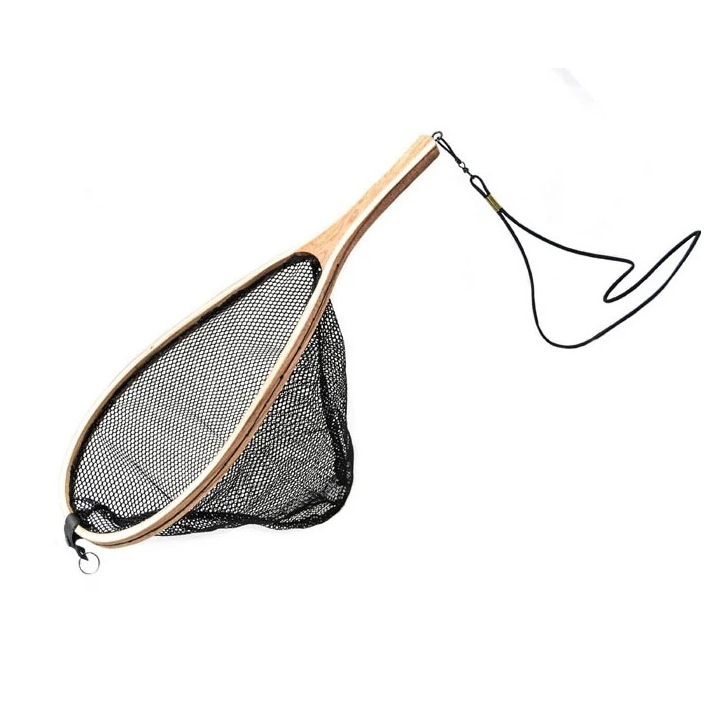 Cortland Wooden Trout Net Black Mesh